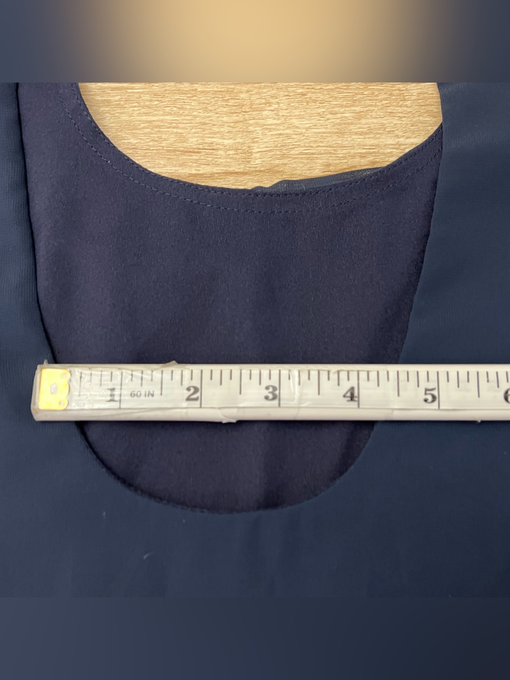 Lovers + Friends Women’s Sz Small US Cold Shoulder Bell Sleeve Mini Dress Navy - Picture 5 of 10